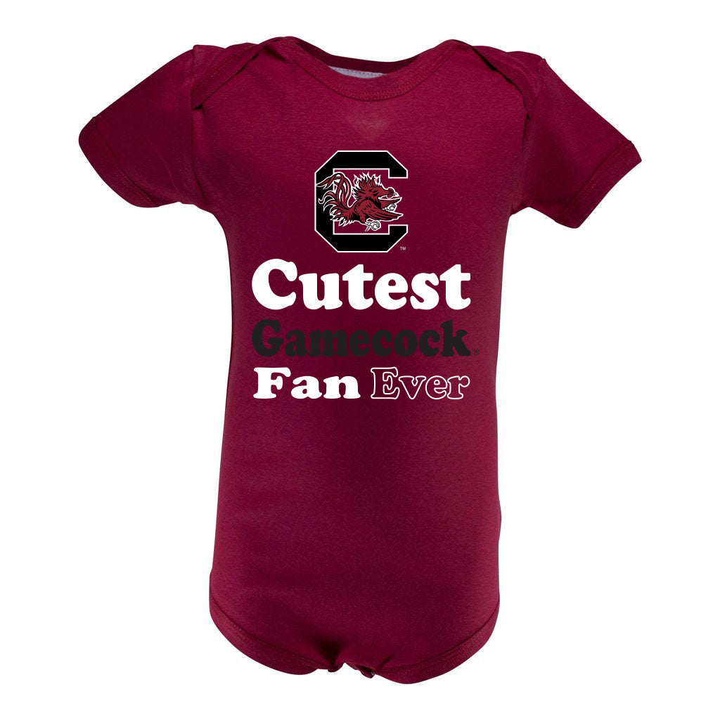 South Carolina Infant Lap Shoulder Creeper Print
