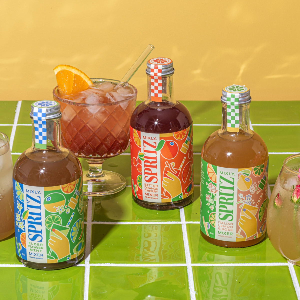 New! Italian Lemon & Rose Spritz | Non Alcoholic Cocktail & Mocktail Mixer