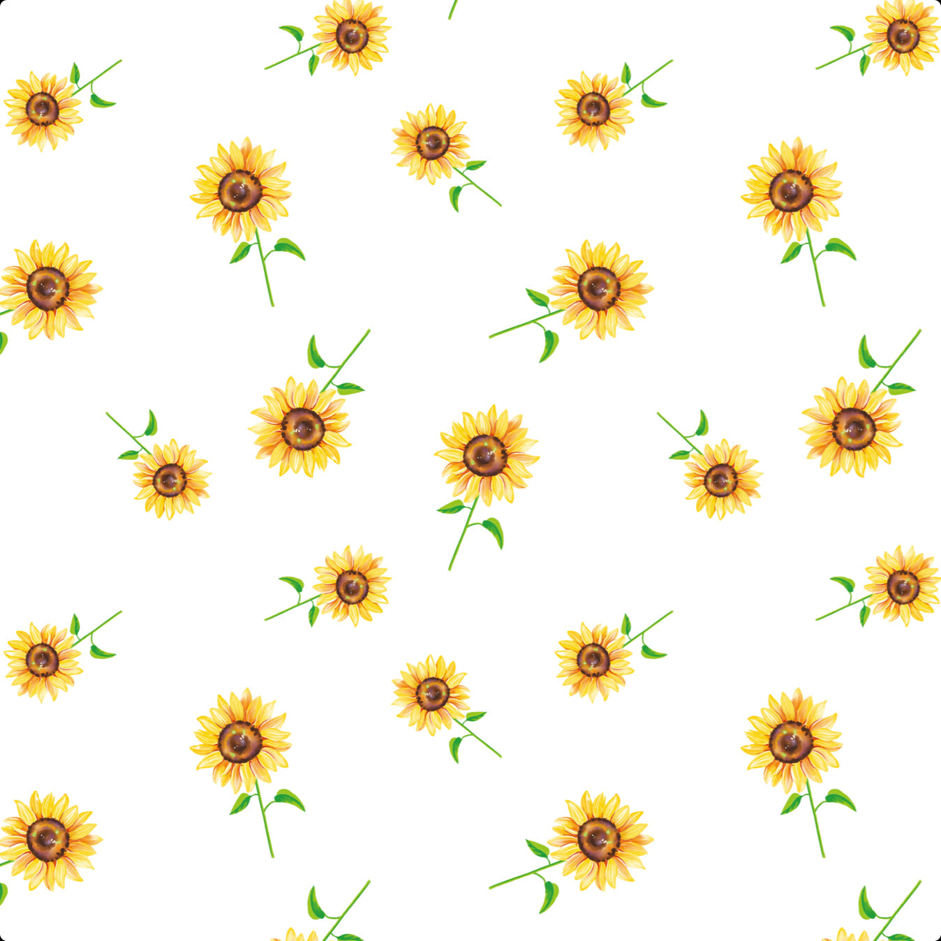 Sunflower Fields Swaddle Blanket