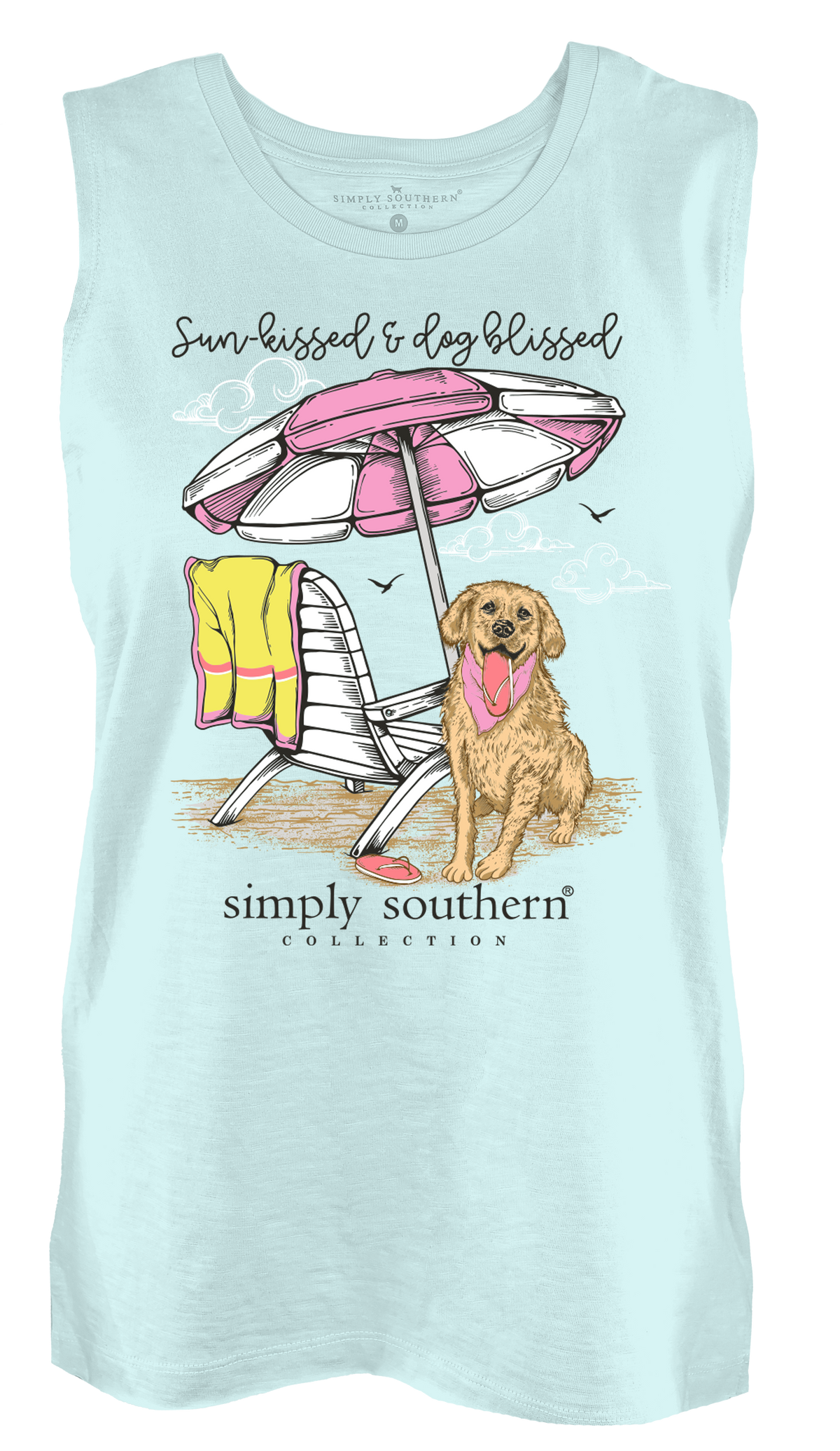 Sunkissed & Dog Blissed - Beach - S24 - SS - Fashion Tank Top