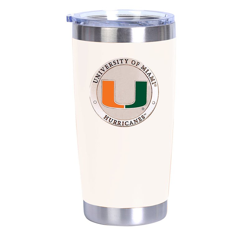 Miami Hurricanes Chrome Thermal Drink, 20 oz