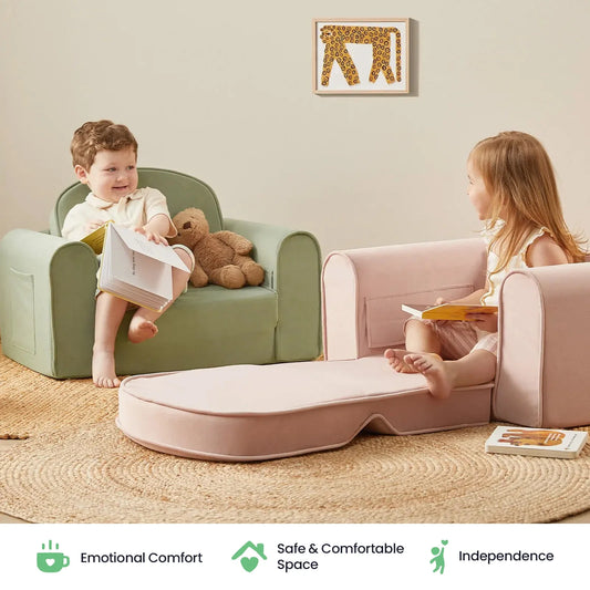 Tiny Land® GentleSnug Kid Chair - Pink