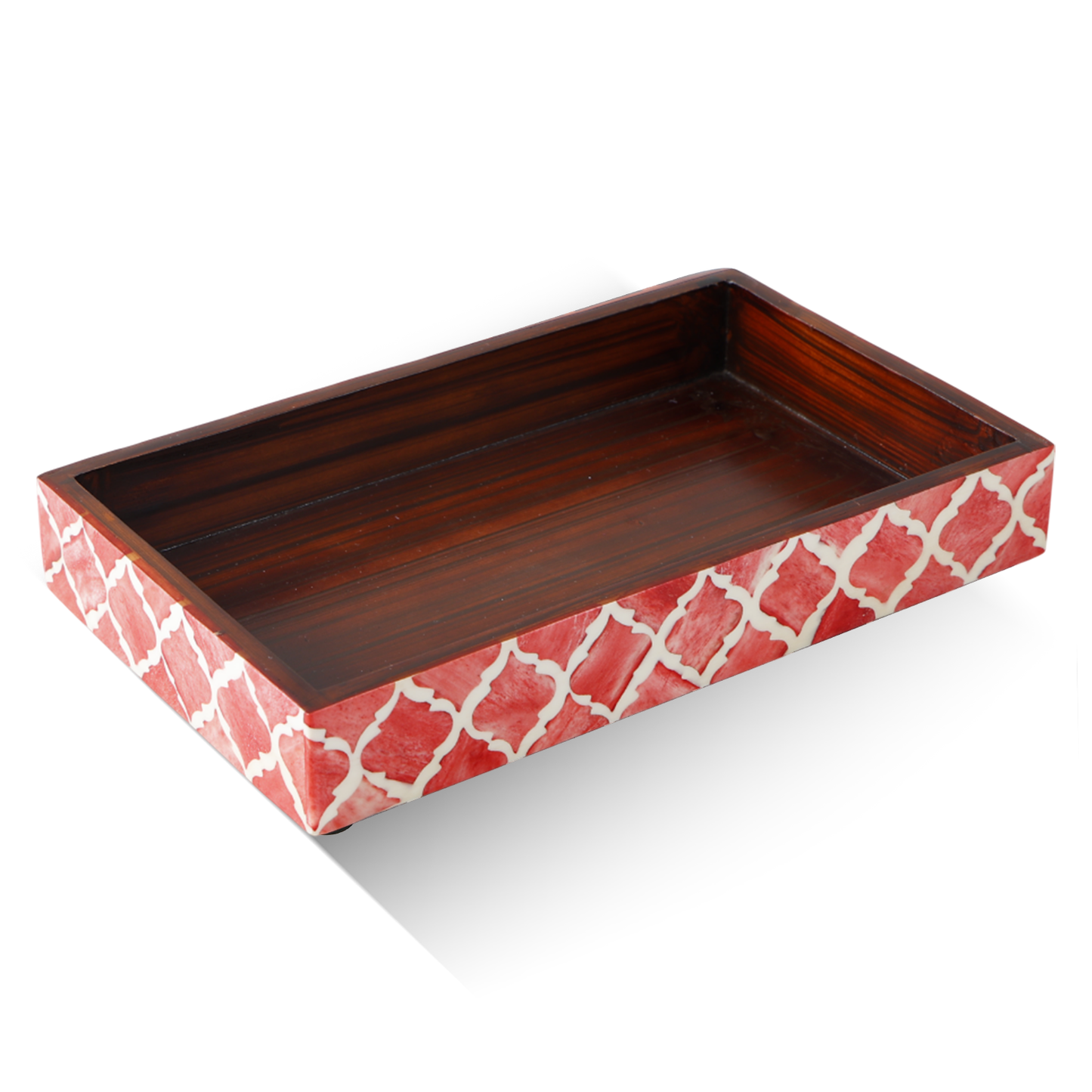 Moroccan Bone Inlay Vanity Decorative Bathroom Tray 10x6