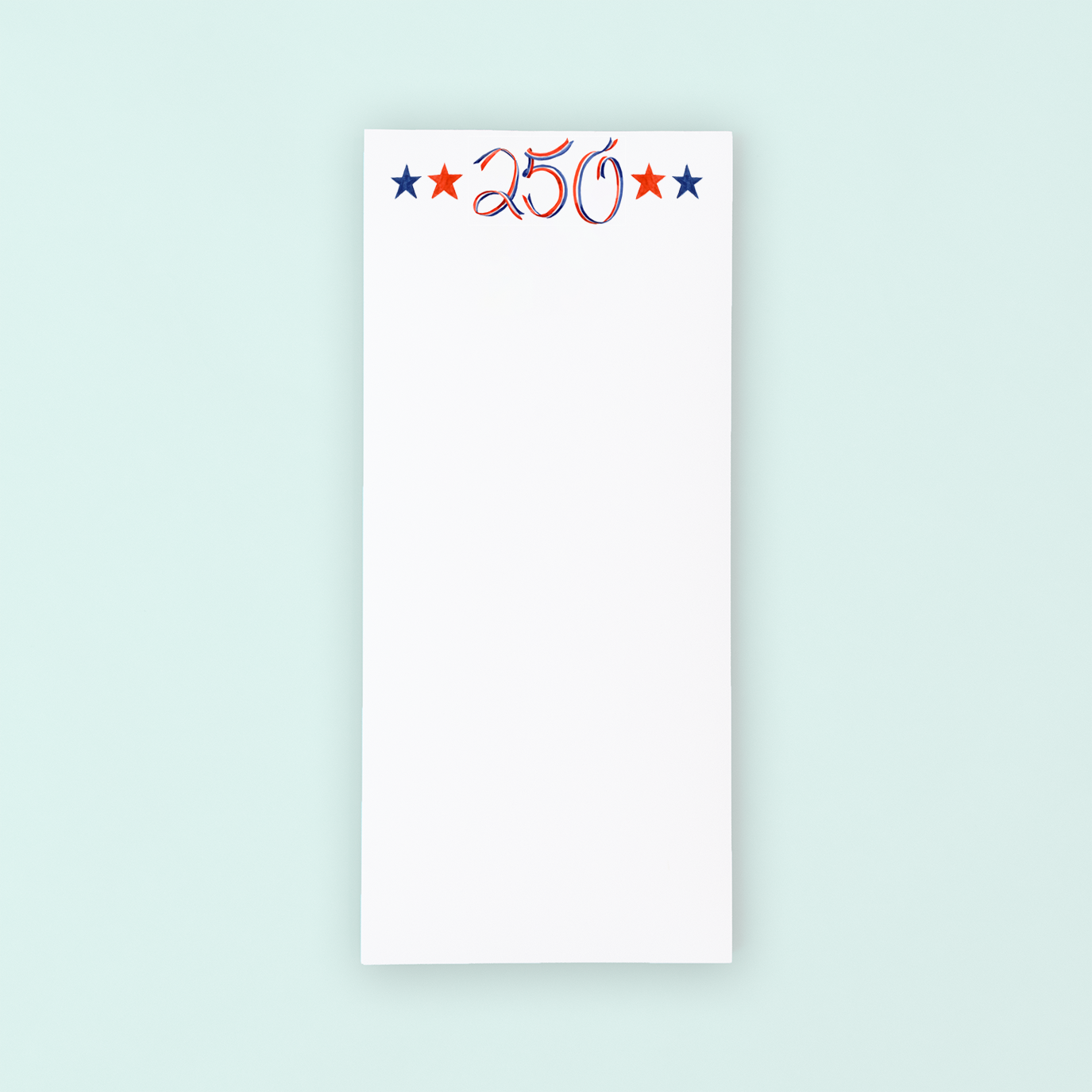 4th of July 250th Lists Pad