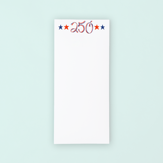 4th of July 250th Lists Pad
