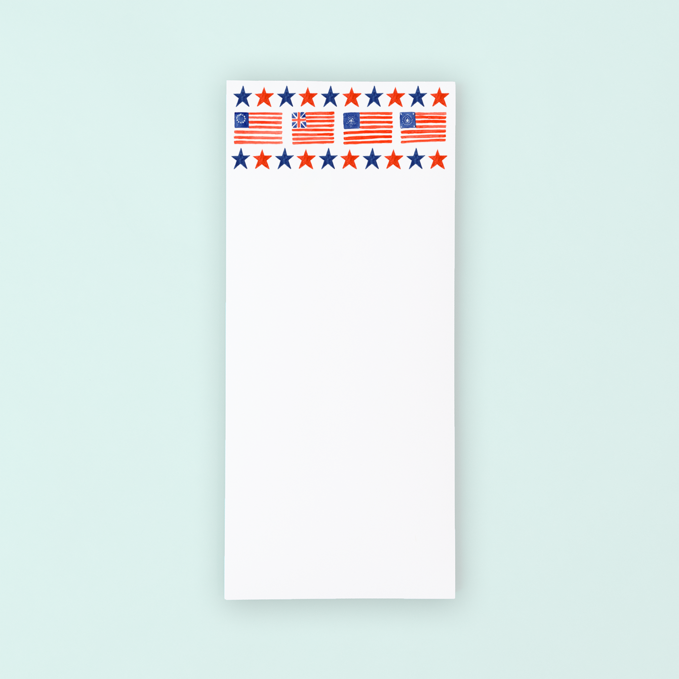 Vintage American Flag Lists Pad