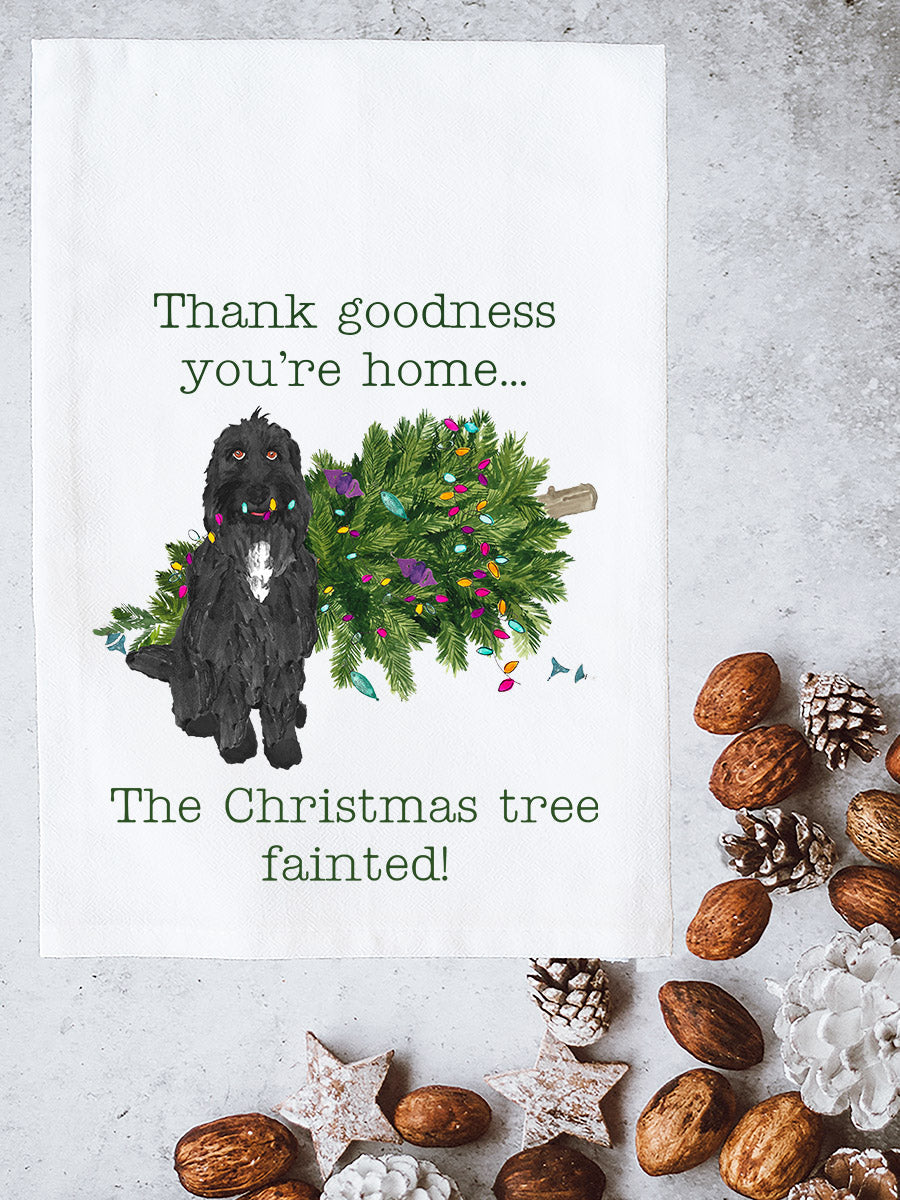 Christmas Tree Fainted Kitchen Towel