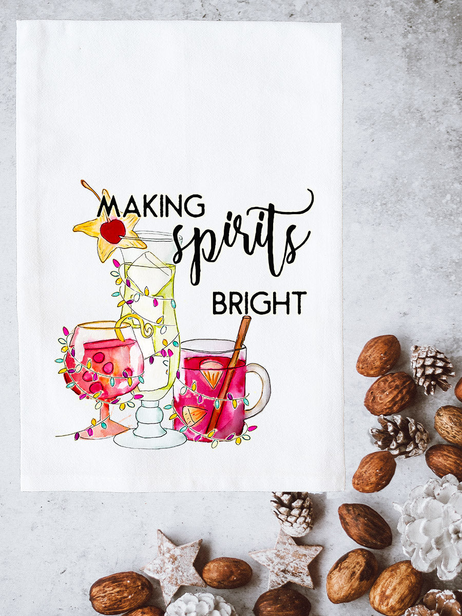 Making Spirits Bright Kitchen Towel