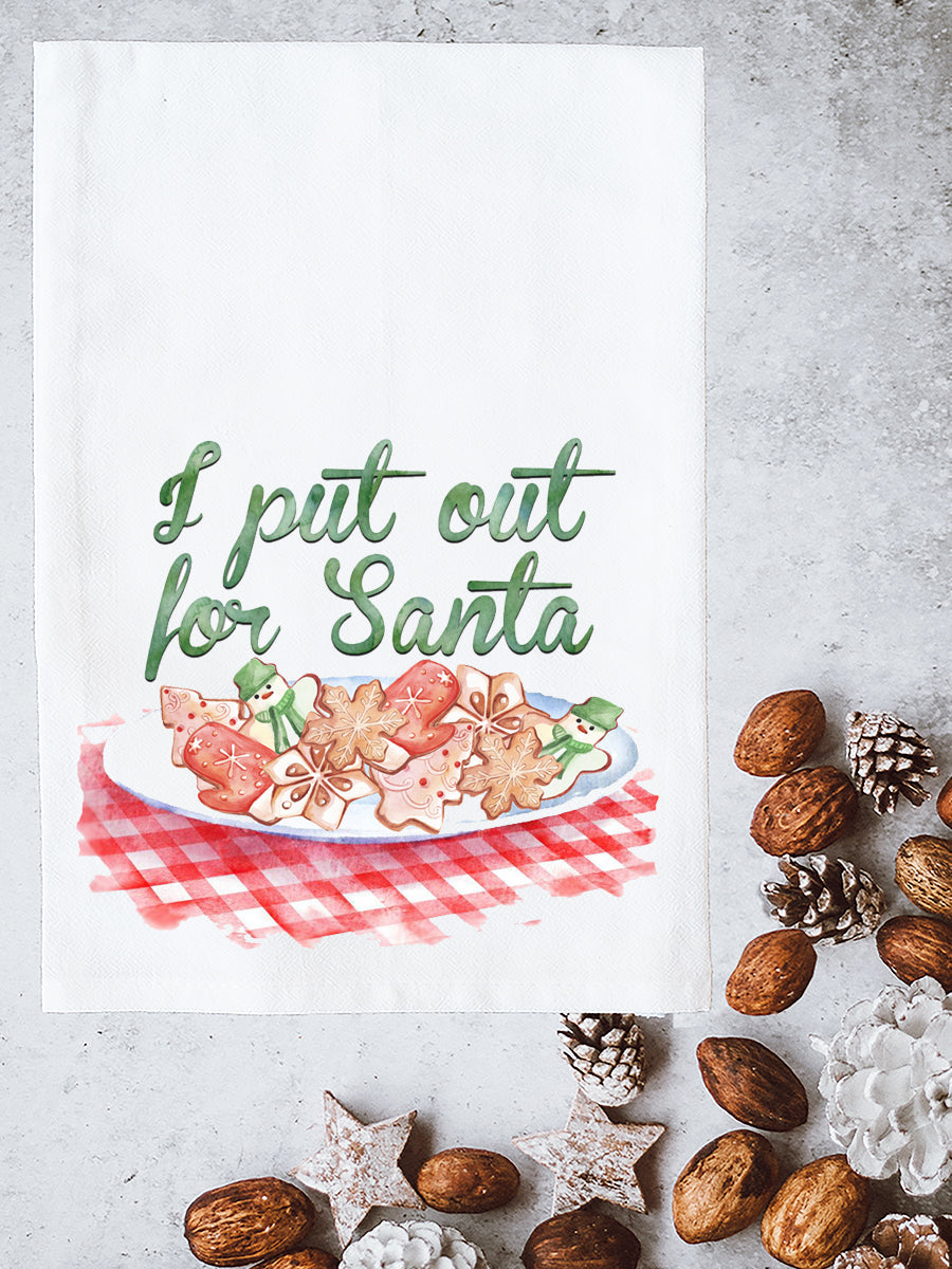 I put out for Santa Kitchen Towel