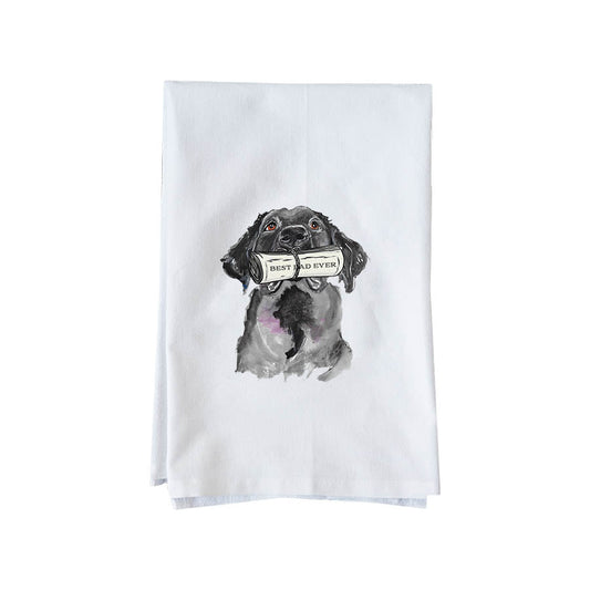 Best Dad Ever Dog Kitchen Towel