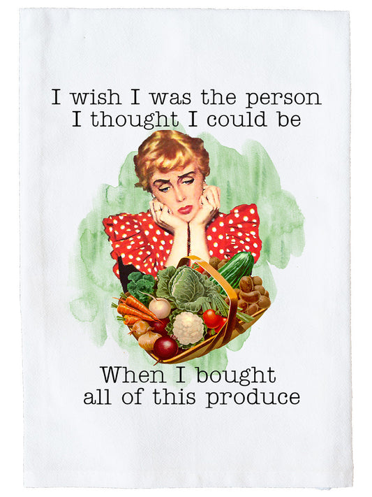 Bought All This Produce Kitchen Towel
