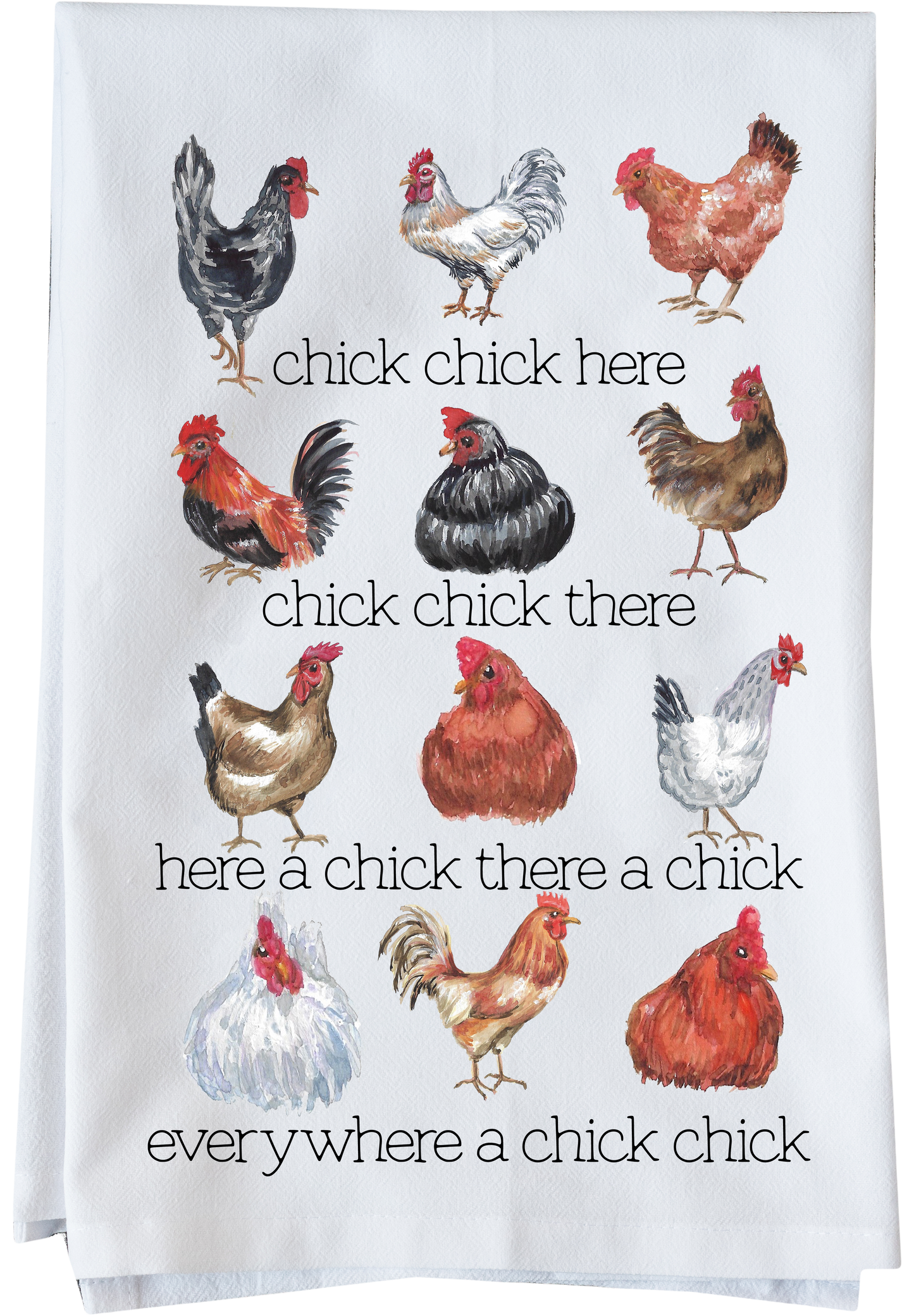 Chick Chick Here Kitchen Towel