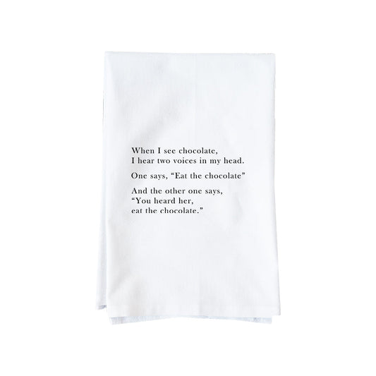 Eat The Chocolate Kitchen Towel