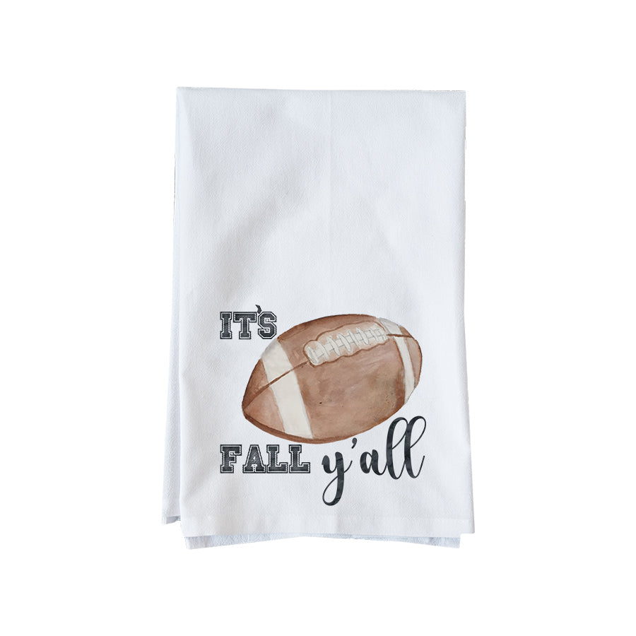 It's Fall Y'all Football Kitchen Towel