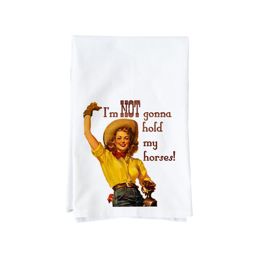 Hold My Horses Kitchen Towel