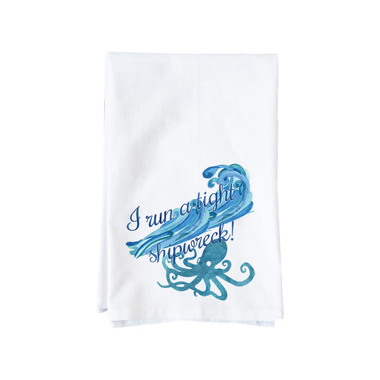 Tight Shipwreck Kitchen Towel
