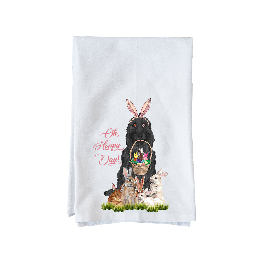 Oh Hoppy Day Kitchen Towel