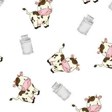 The Cow Goes MOO Swaddle Blanket