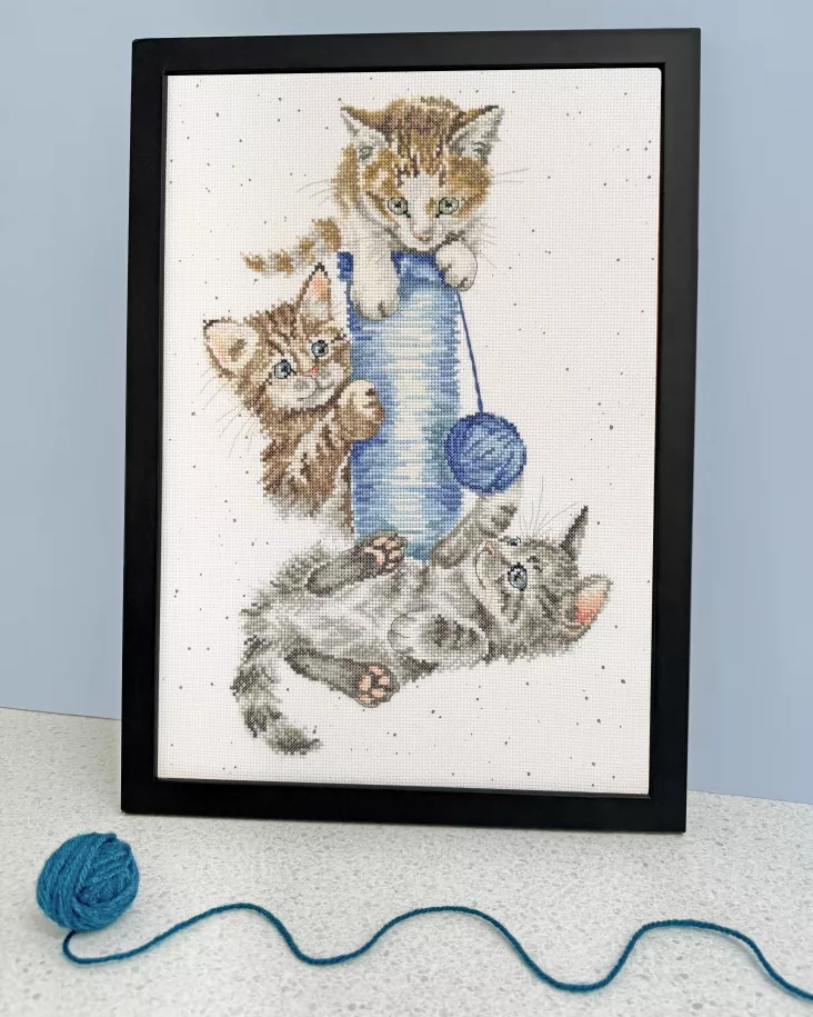 Three's a Crowd Counted Cross Stitch Kit by Bothy Threads XHD154