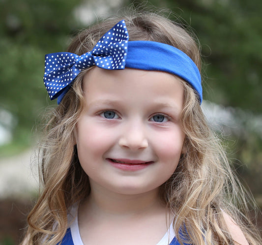 Florida Girl's Pin Dot Headband
