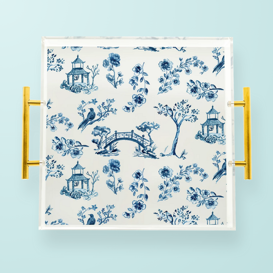 Chinoiserie Acrylic Tray