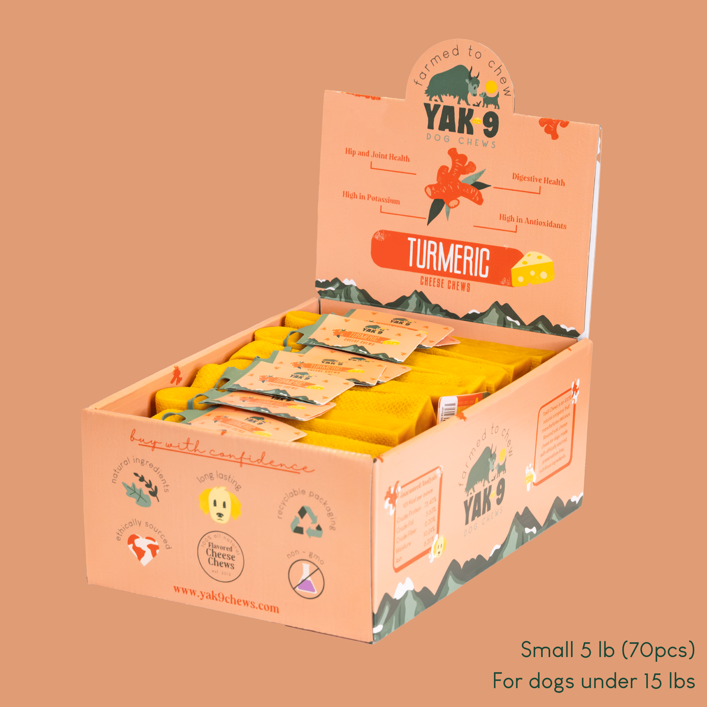 Turmeric Yak Milk Chews for Dogs