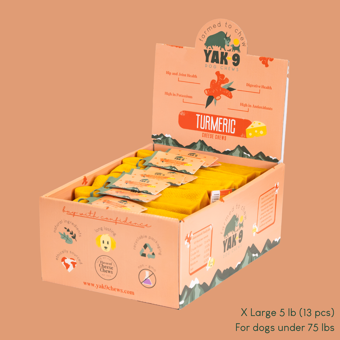 Turmeric Yak Milk Chews for Dogs