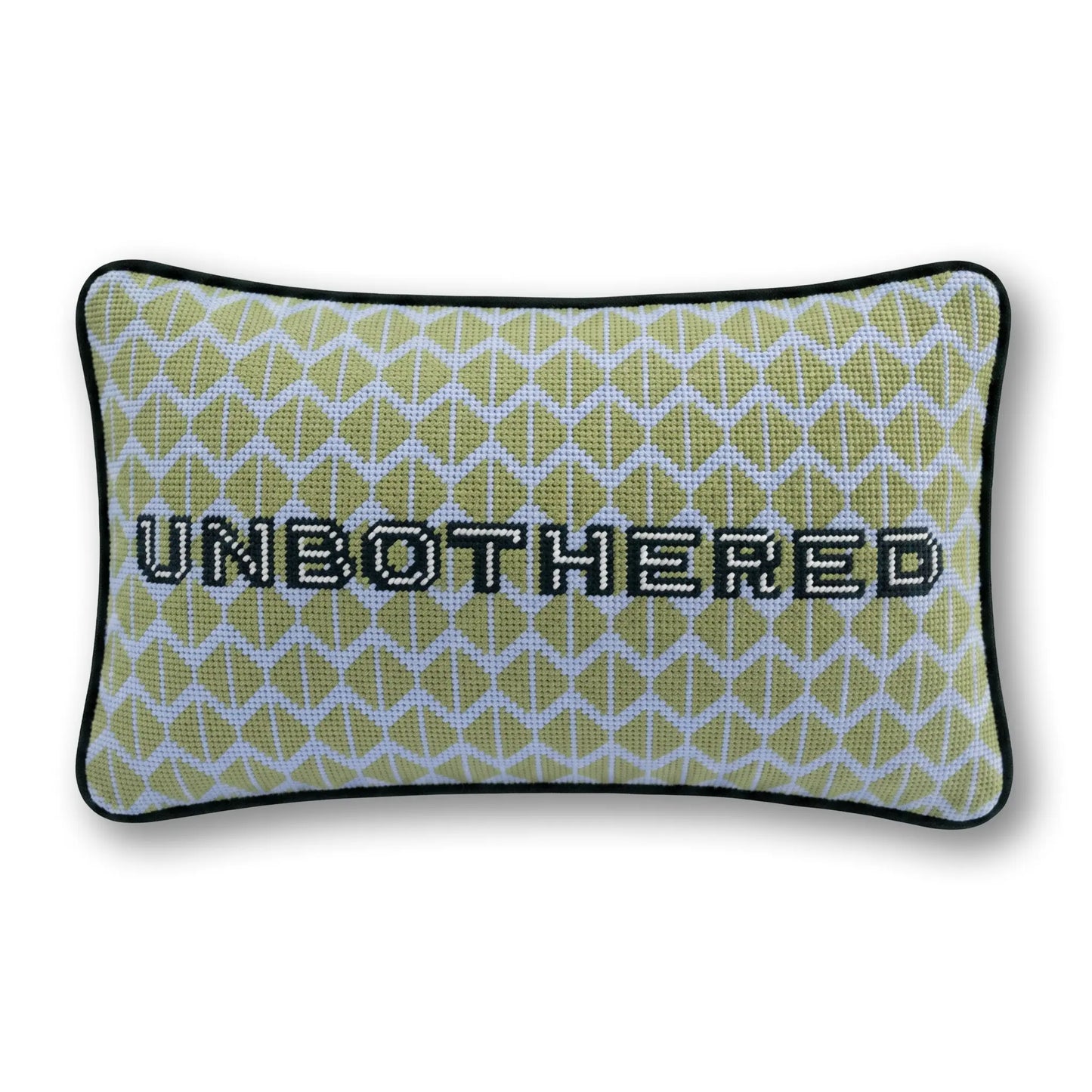 Unbothered Needlepoint Pillow