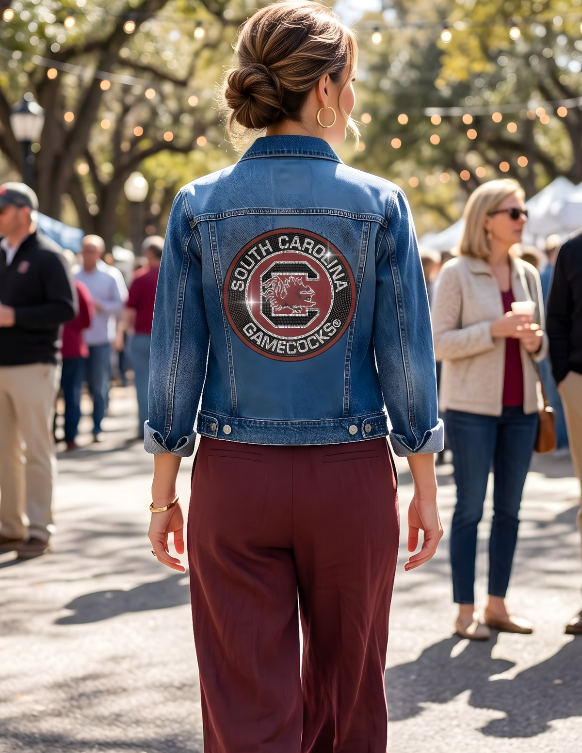 University of South Carolina Circle Gamecock Denim Jacket