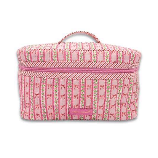 Simply Southern® Quilted Train Case: Floral