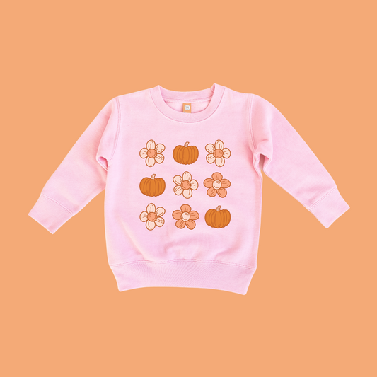 Pumpkins and Flowers Sweatshirt