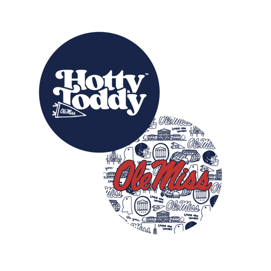 The University of Mississippi (Ole Miss) - Drink Coasters, Set of 25