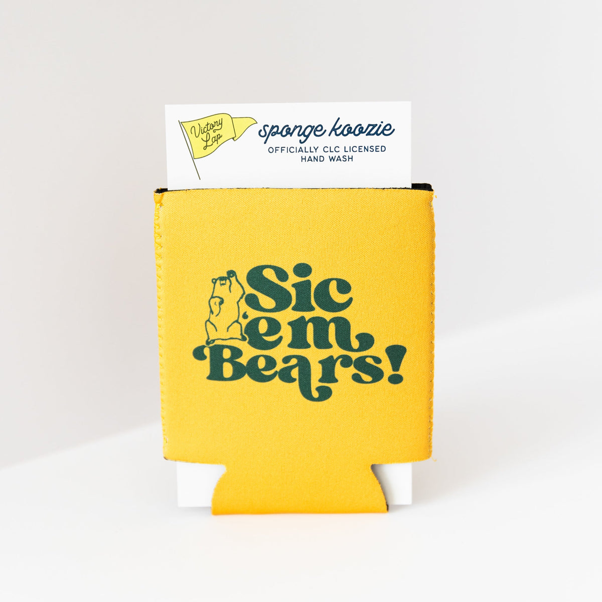 Baylor University - Can Koozie, Yellow