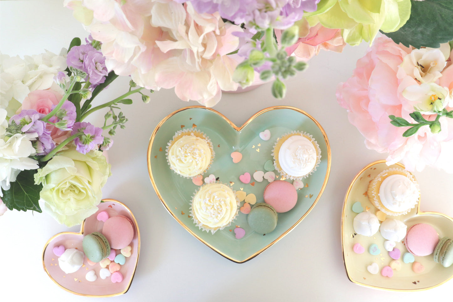 "Confetti Hearts" Dishes