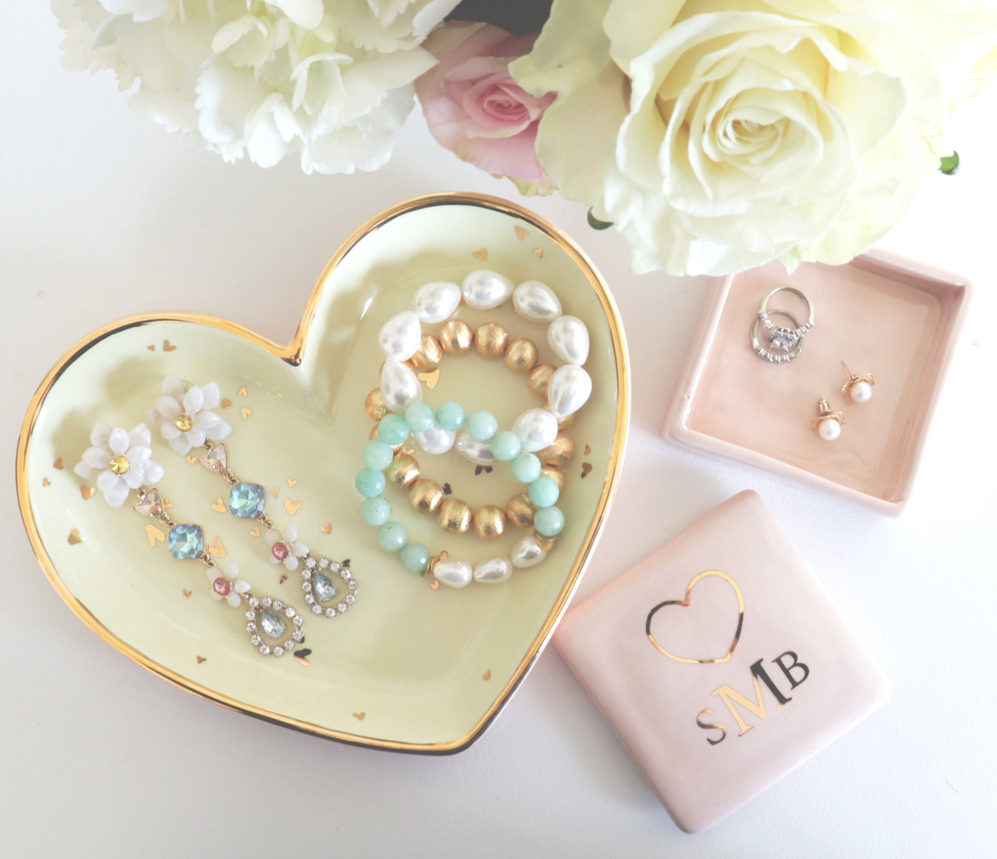 "Confetti Hearts" Dishes