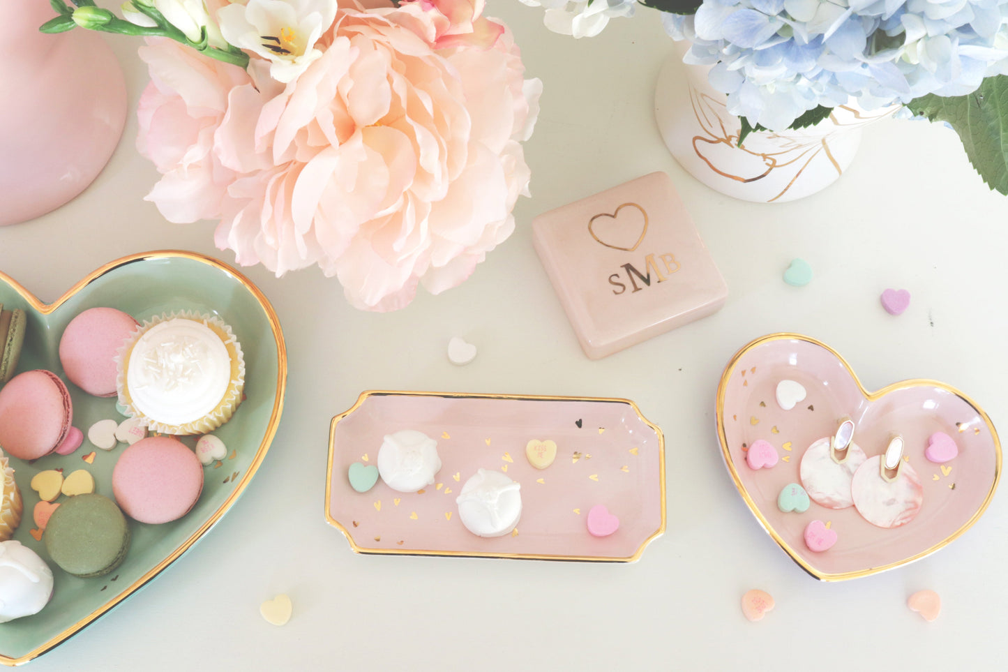 "Confetti Hearts" Dishes