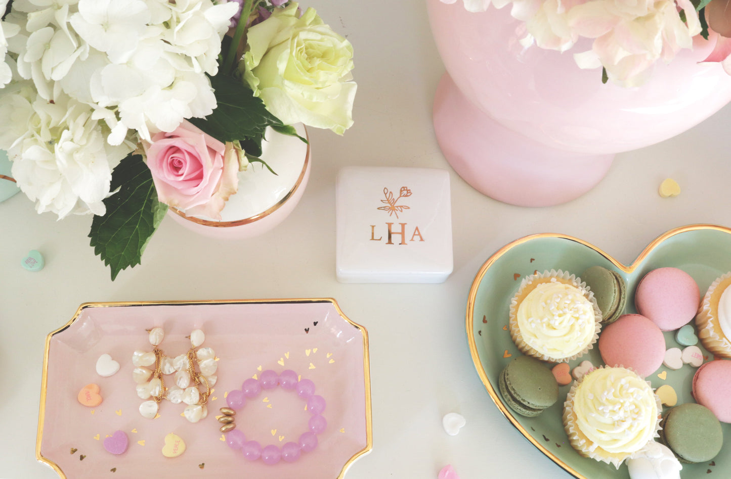 "Confetti Hearts" Dishes