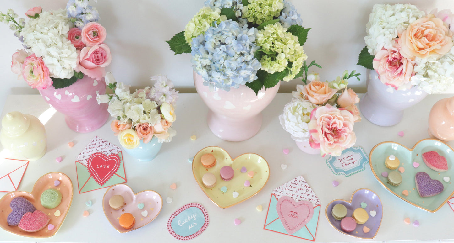 "Confetti Hearts" Dishes