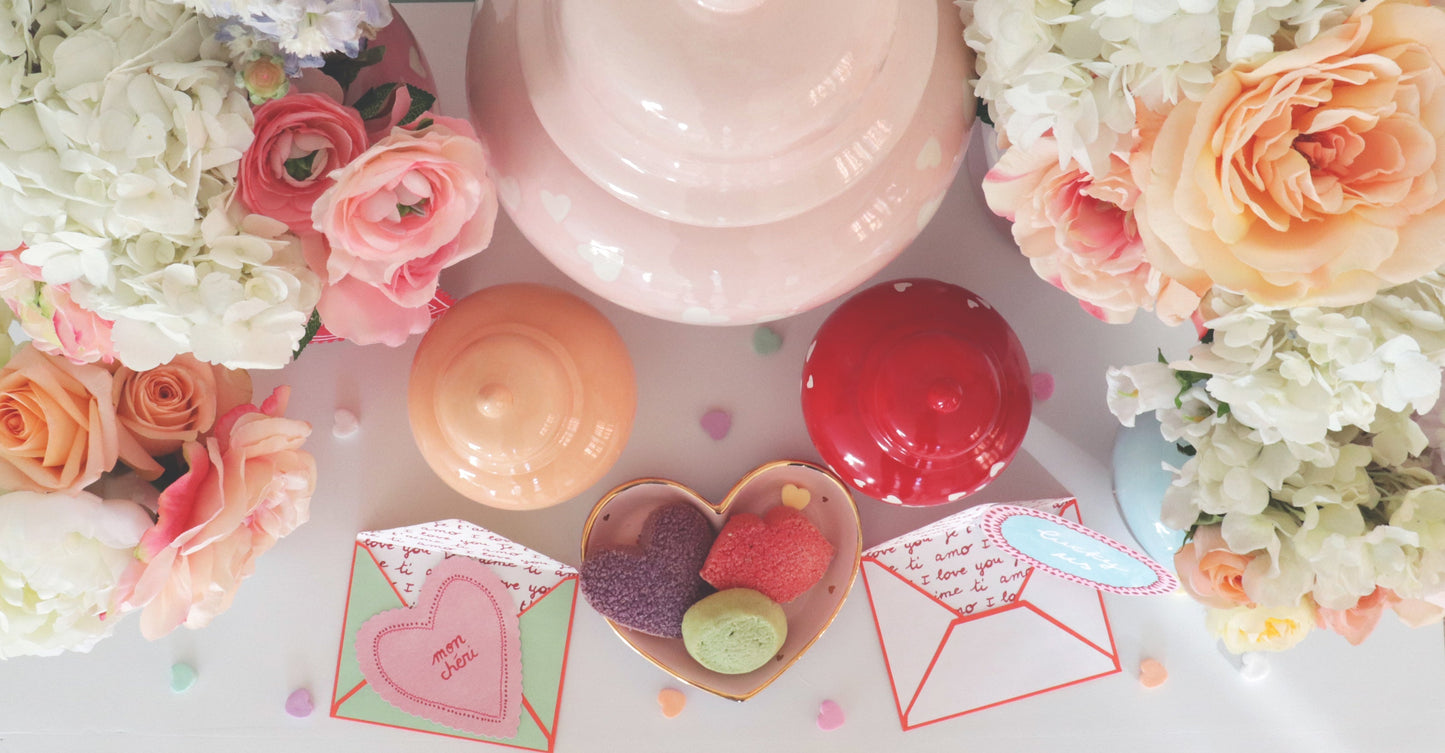 "Confetti Hearts" Dishes