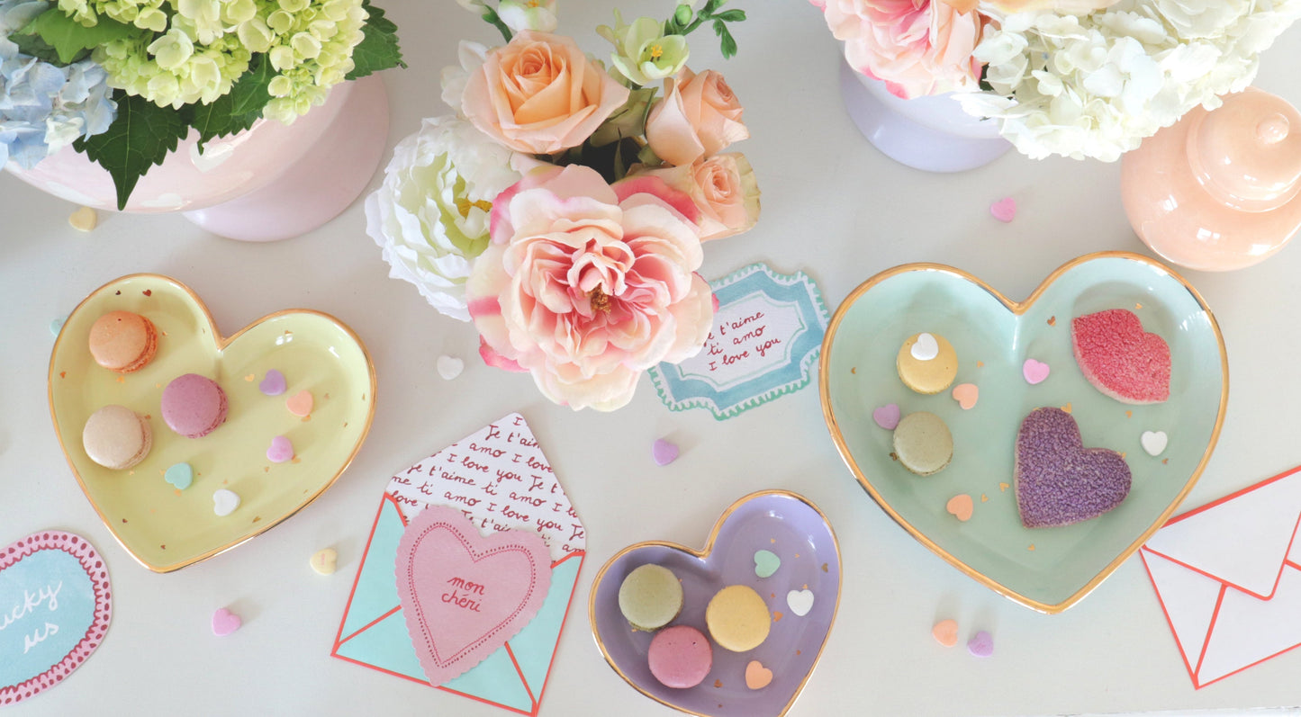 "Confetti Hearts" Dishes
