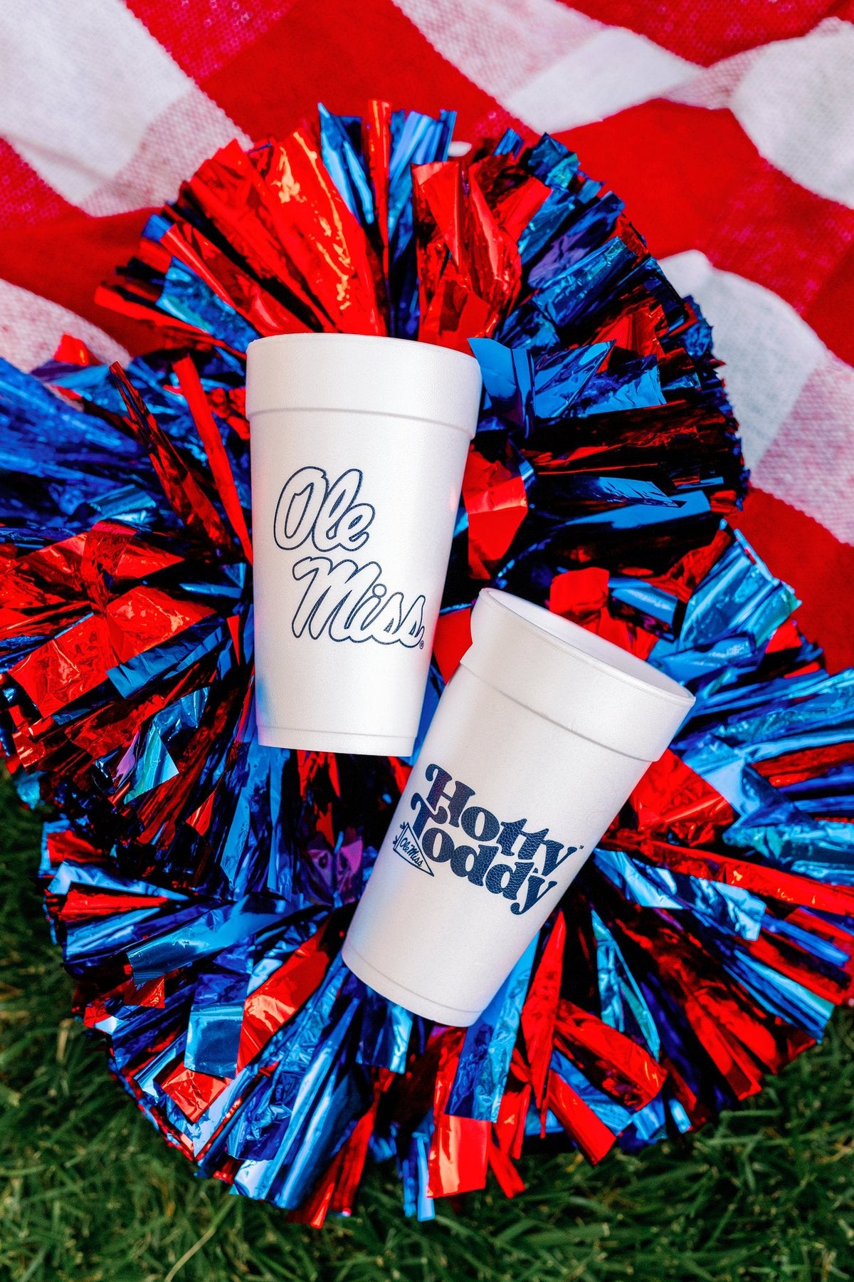 The University of Mississippi (Ole Miss) - 20 oz Styrofoam Cups, Set of 8