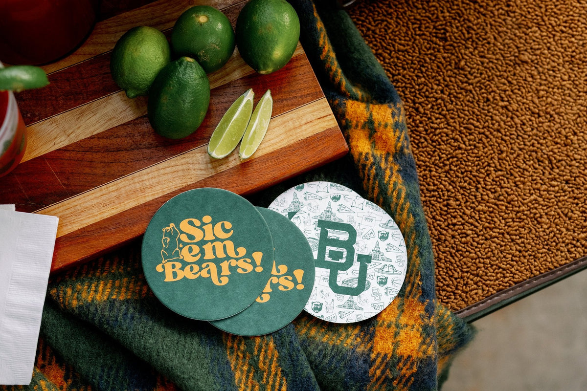 Baylor University - Drink Coasters, Set of 25
