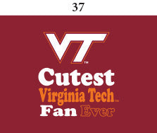 Virginia Tech Toddler Short Sleeve T Shirt Print