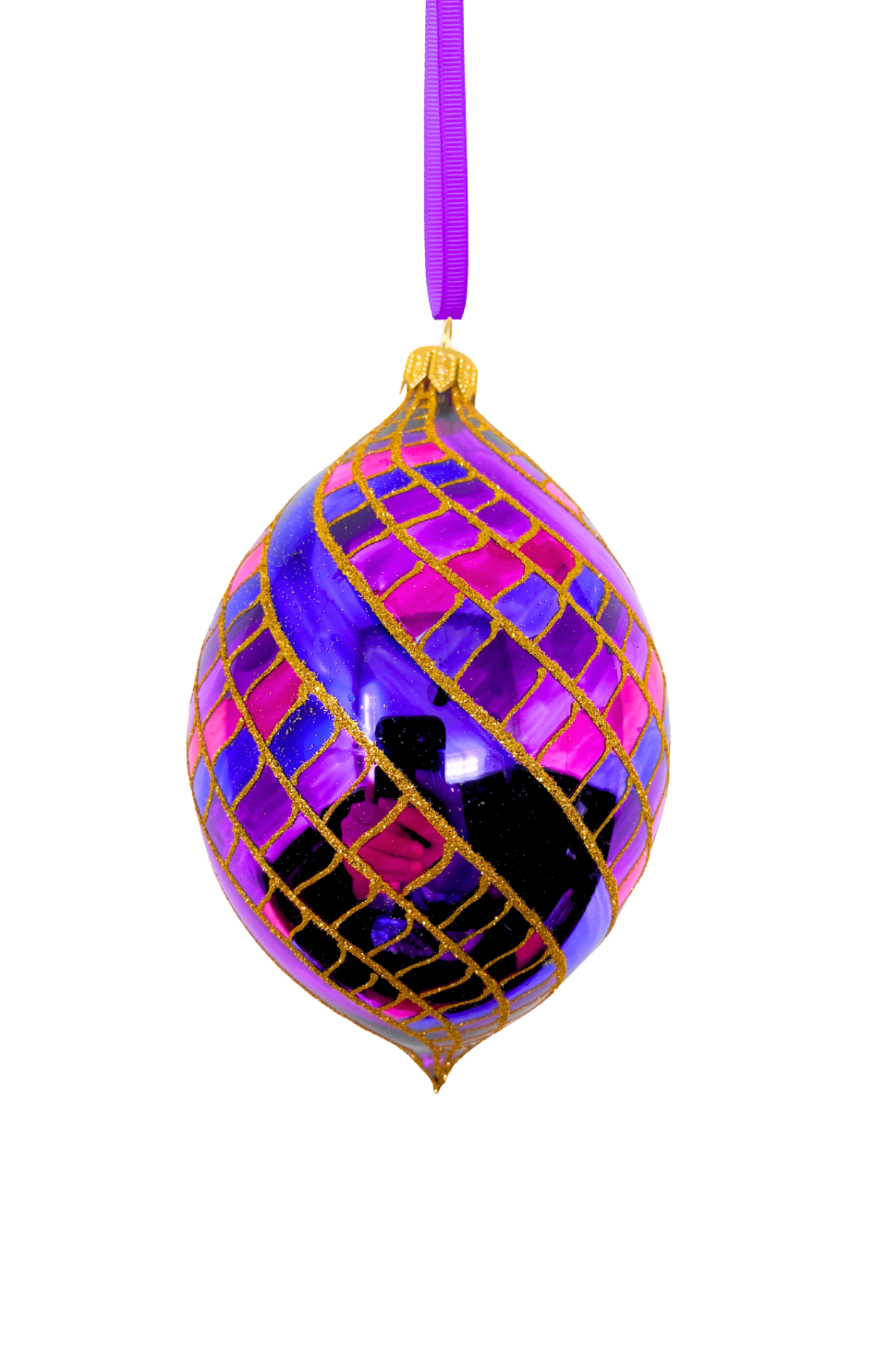 Winning Streak Spinner Glass Ornament