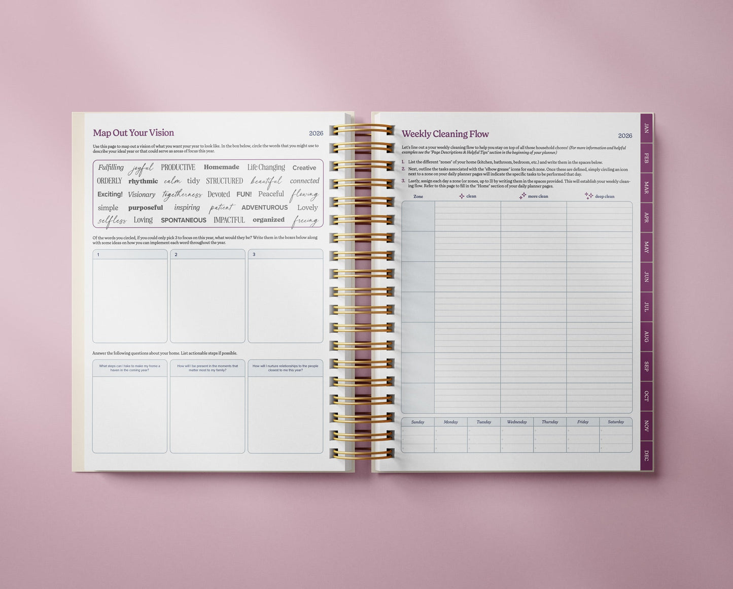 The Well Ordered Day Planner - 2026 Edition