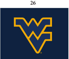 West Virginia Infant Lap Shoulder Creeper Print