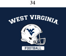 West Virginia Infant Lap Shoulder Creeper Print