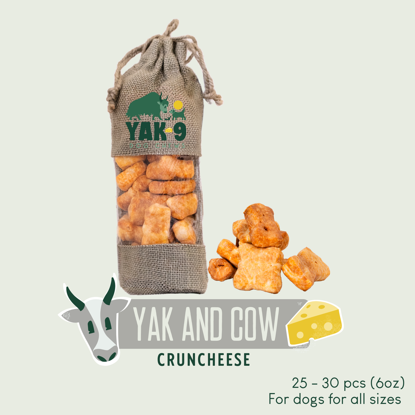 Yak and Cow Milk Chews for Dogs