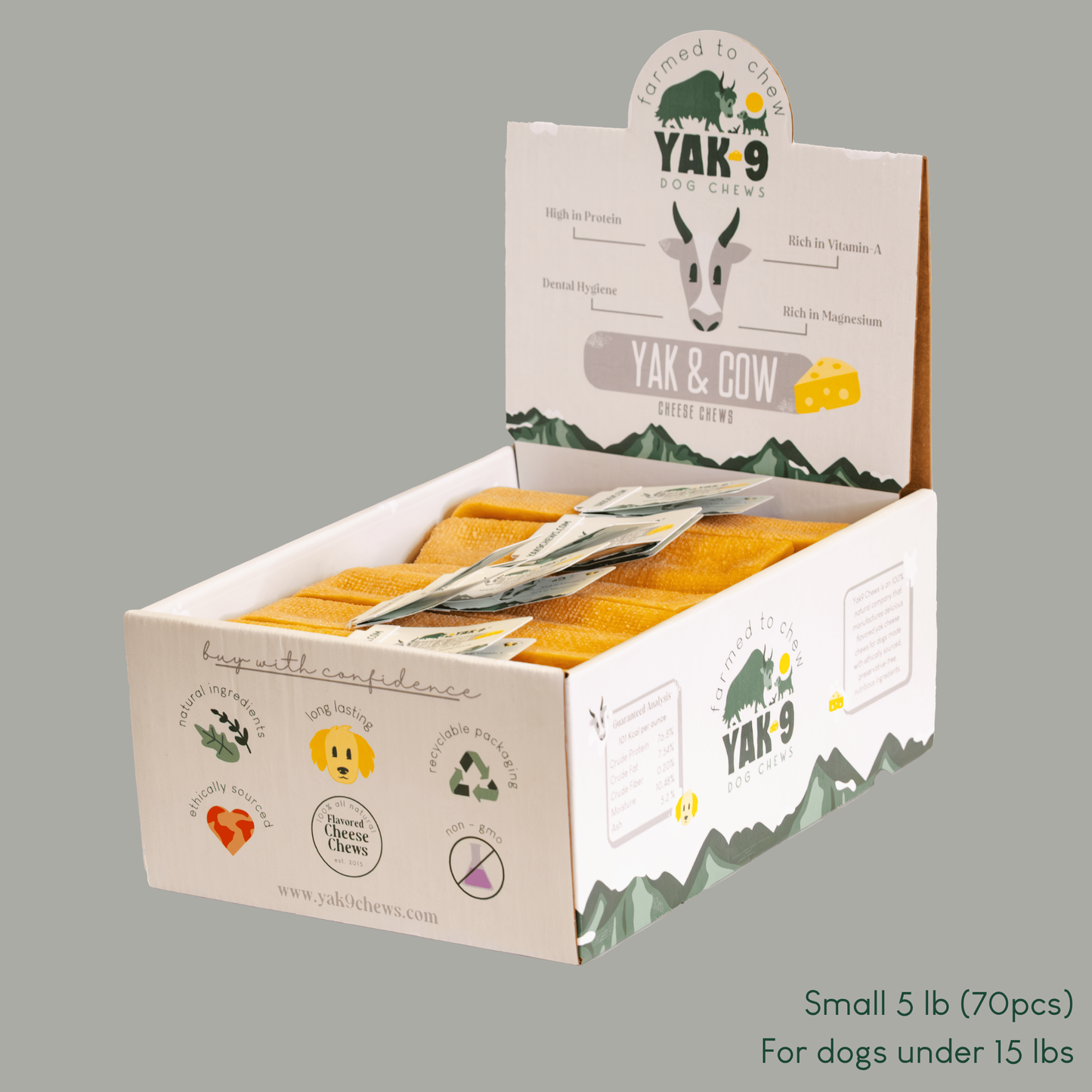 Yak and Cow Milk Chews for Dogs