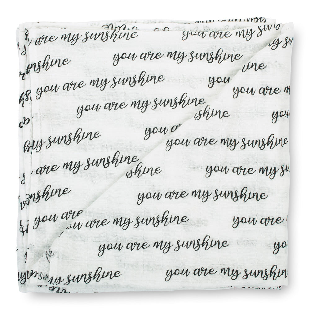 You Are My Sunshine Swaddle Blanket
